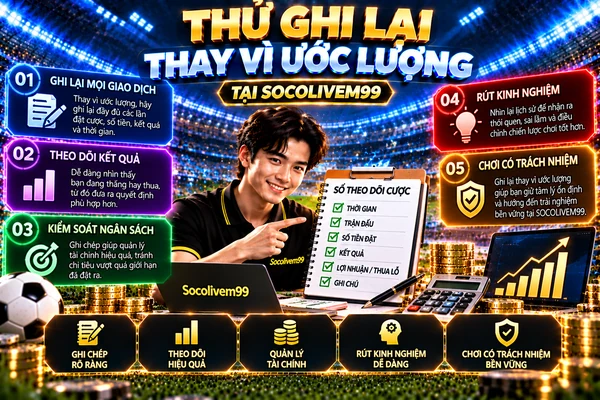 Thử ghi lại thay vì ước lượng để theo dõi kết quả và quản lý ngân sách hiệu quả